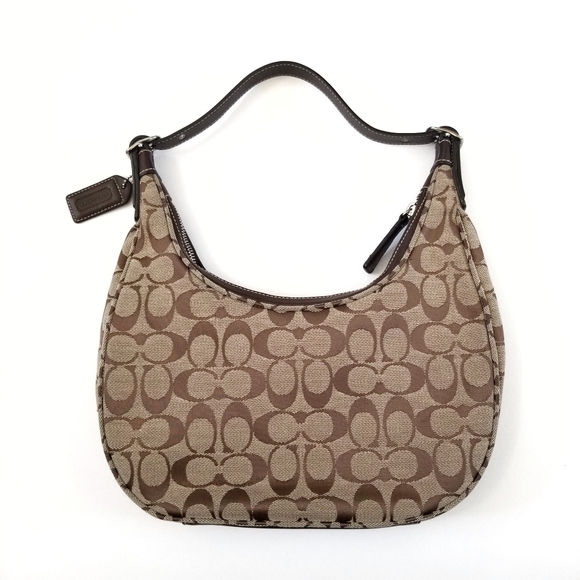 Coach Handbags - NEW Coach Brown Signature Logo Shoulder Bag